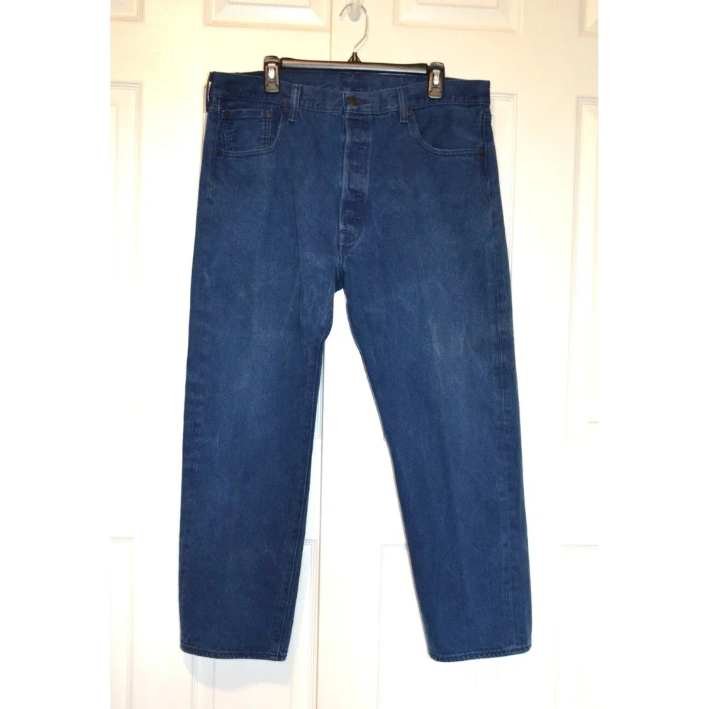 Vtg Levis 501 Indigo Blue Jeans‎ Mens 40x30 INSEAM 27.5